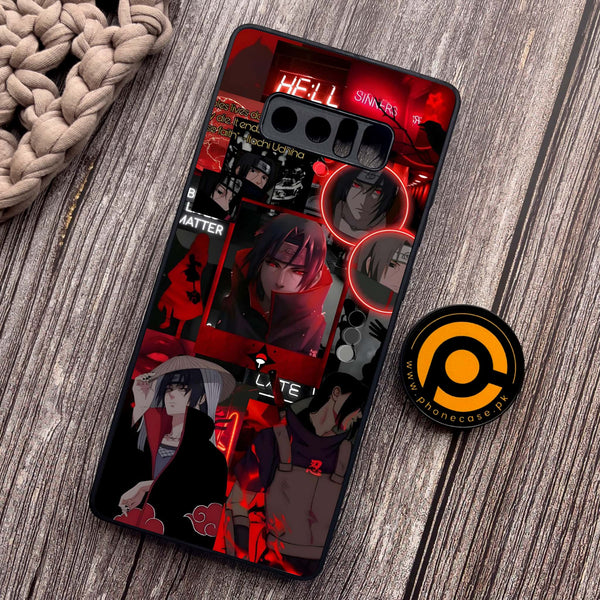 Samsung Galaxy Note 8 - Itachi Aesthetic - Premium Metal Printed soft Bumper shock Proof Case