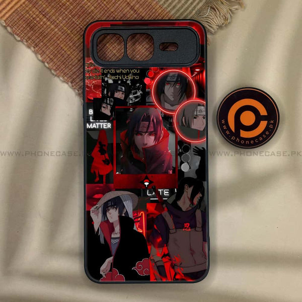 Infinix Smart 10 Plus - Itachi Aesthetic - Premium Metal Printed soft Bumper shock Proof Case