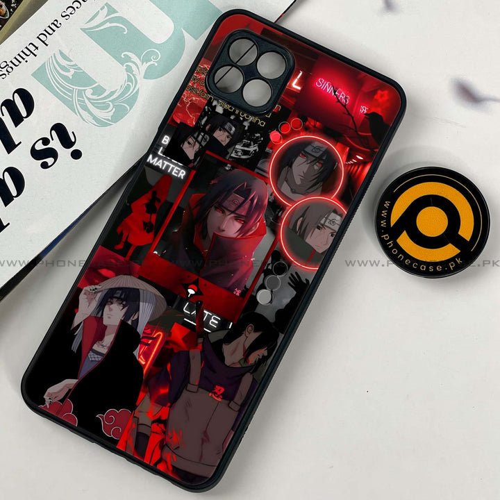 Samsung Galaxy A22 5G - Itachi Aesthetic - Premium Printed Metal soft Bumper shock Proof Case