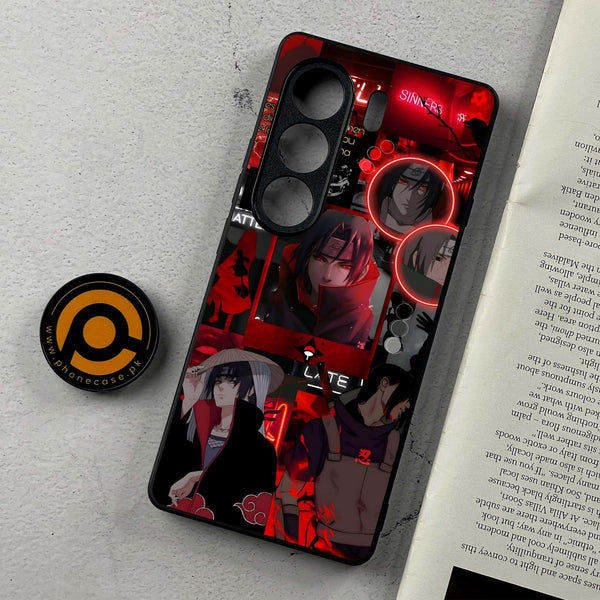 Tecno Camon 40 Pro - Itachi Aesthetic - Premium Metal Printed Soft Bumper Shockproof Case