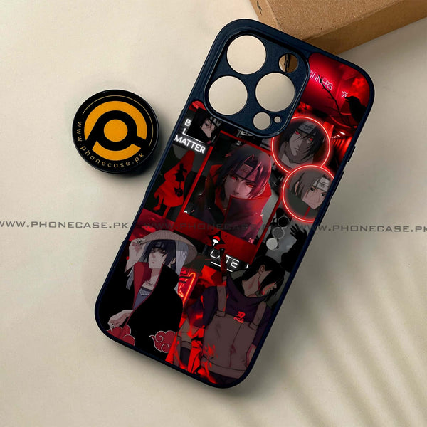 iPhone 16 Pro - Itachi Aesthetic - Premium Printed Glass soft Bumper shock Proof Case