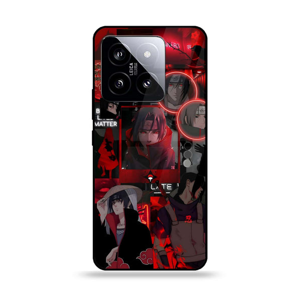 Xiaomi 14 - Itachi Aesthetic -  Premium Printed Metal soft Bumper shock Proof Case