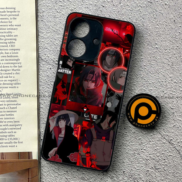 Realme Note 60 - Itachi Aesthetic - Premium Printed Metal Soft Case