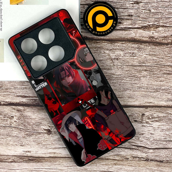 Infinix GT 20 Pro - Itachi Aesthetic -  Premium Printed Metal soft Bumper shock Proof Case