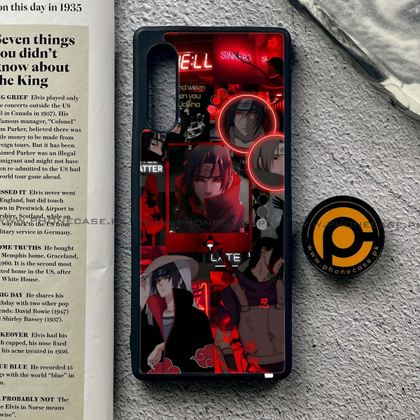 LG G9 - Itachi Aesthetic - Premium Metal Printed soft Bumper shock Proof Case