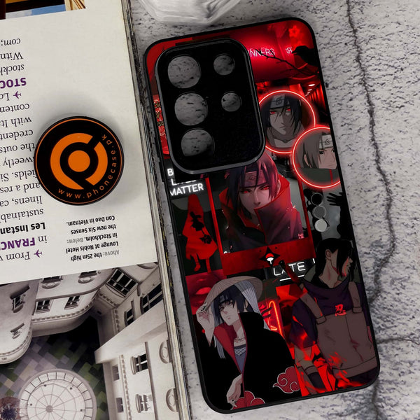 Vivo Y29 4G - Itachi Aesthetic - Premium Metal Printed soft Bumper Shock Proof Case