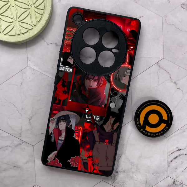 Infinix Zero 40 5G - Itachi Aesthetic - Premium Metal Printed soft Bumper shock Proof Case