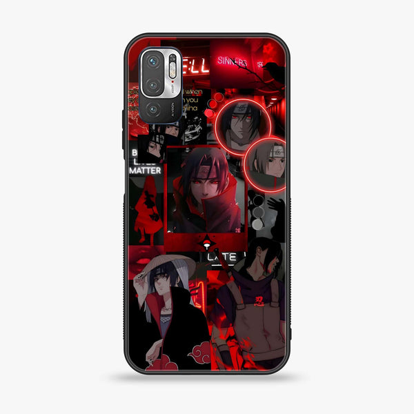 Xiaomi Redmi Note 10 5G - Itachi Aesthetic - Premium Printed Glass soft Bumper shock Proof Case