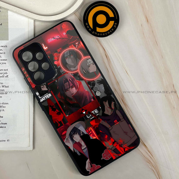 Samsung Galaxy A32 - Itachi Aesthetic - Premium Printed Glass soft Bumper shock Proof Case