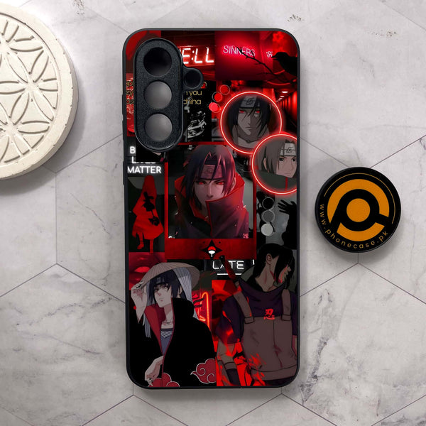 Samsung Galaxy A26 5G - Itachi Aesthetic - Premium Metal Printed soft Bumper shock Proof Case
