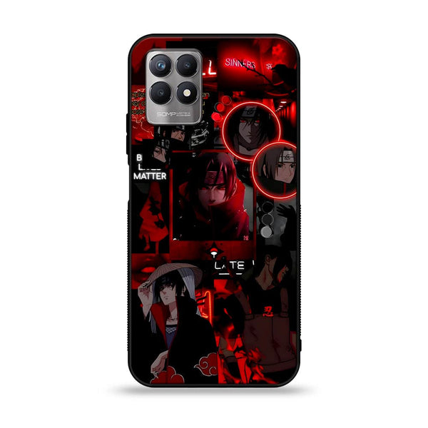 Realme Narzo 50 - Itachi Aesthetic - Premium Printed Glass soft Bumper shock Proof Case