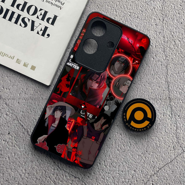 Realme Note 60x - Itachi Aesthetic - Premium Metal  Printed soft Bumper shock Proof Case