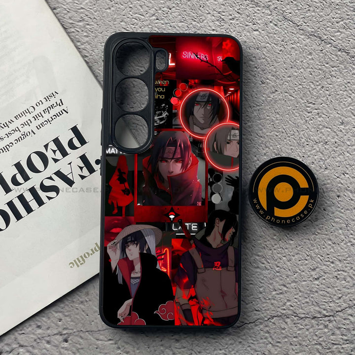 VIVO Y200 4G / Vivo V40 Lite (IDN) - Itachi Aesthetic - Premium Metal Printed soft Bumper Shock Proof Case   CS-39483