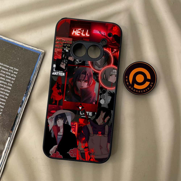 Nothing Phone (2a) - Itachi Aesthetic - Premium Metal Printed soft Bumper Shock Proof Case