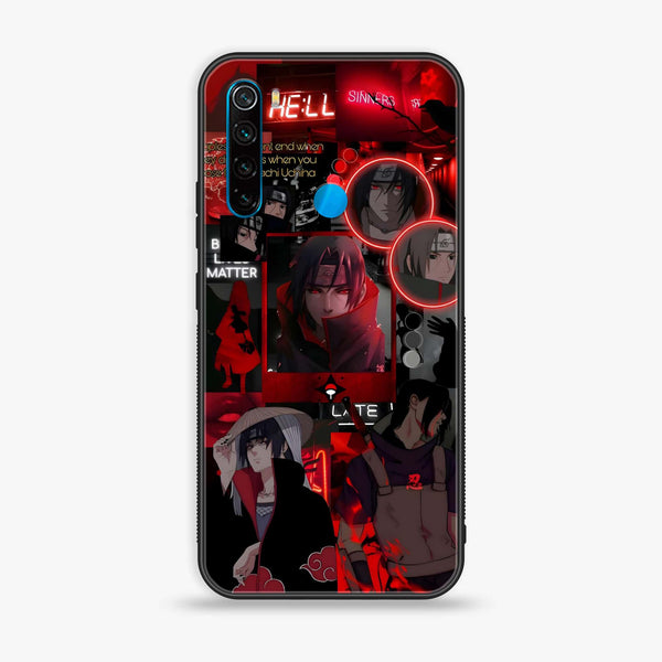 Xiaomi Redmi Note 8 - Itachi Aesthetic - Premium Printed Glass soft Bumper Shock Proof Case