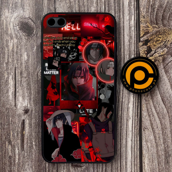 iPhone 7 Plus - Itachi Aesthetic - Premium Metal Printed soft Bumper shock Proof Case