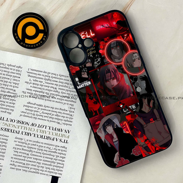 iPhone 16 Plus - Itachi Aesthetic - Premium Printed Glass soft Bumper shock Proof Case