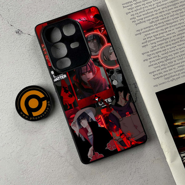 Infinix Note 50 Pro Plus - Itachi Aesthetic - Premium Metal Printed Soft Bumper Shockproof Case CS-33268 CS-40544