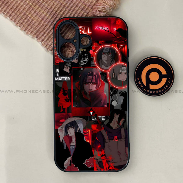 iPhone 17 - Itachi Aesthetic - Premium Metal Printed soft Bumper shock Proof Case