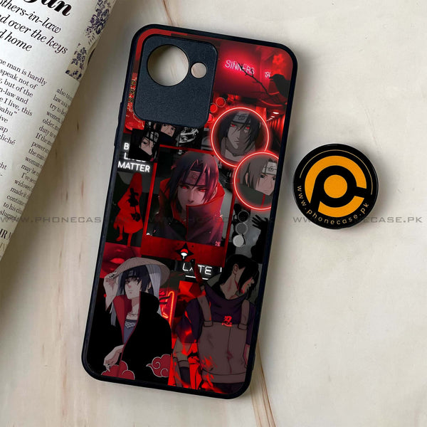 Realme C30 - Itachi Aesthetic - Premium Printed Glass soft Bumper Shock Proof Case