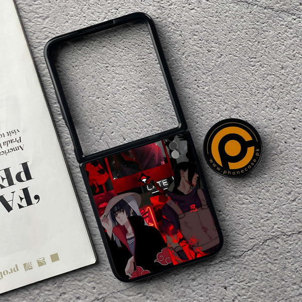 Xiaomi Mix Flip - Itachi Aesthetic - Premium Metal  Printed soft Bumper shock Proof Case