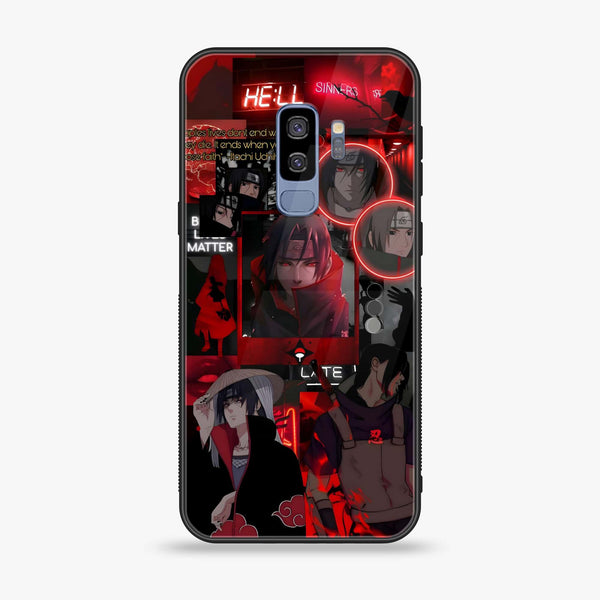 Samsung Galaxy S9 Plus - Itachi Aesthetic - Premium Printed Glass soft Bumper Shock Proof Case