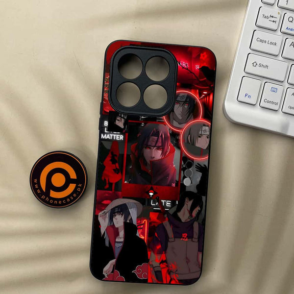 Honor X5b Plus - Itachi Aesthetic - Premium Metal Printed soft Bumper shock Proof Case