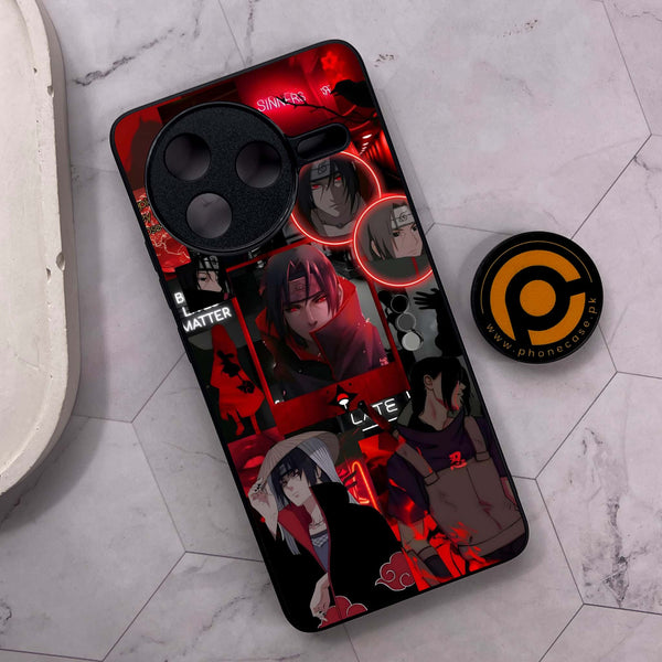 Xiaomi Poco F7 Pro 5G - Itachi Aesthetic - Premium Metal Printed soft Bumper shock Proof Case
