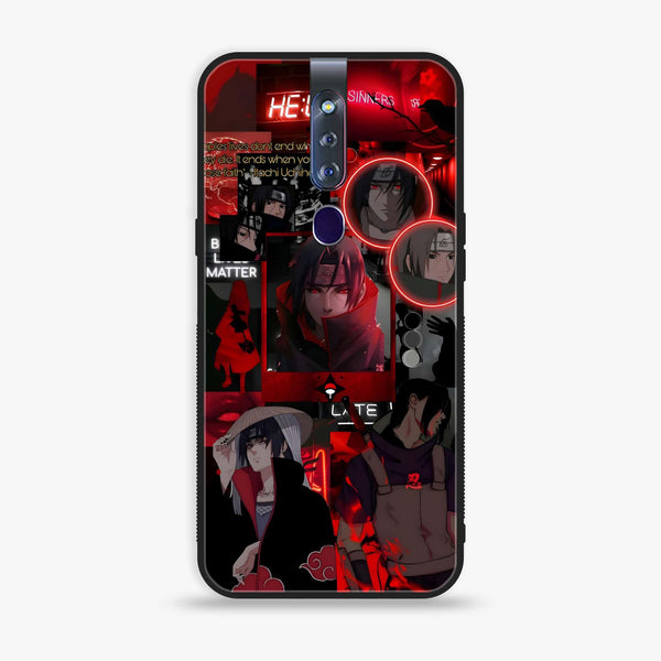 Oppo F11 Pro - Itachi Aesthetic - Premium Printed Glass soft Bumper shock Proof Case