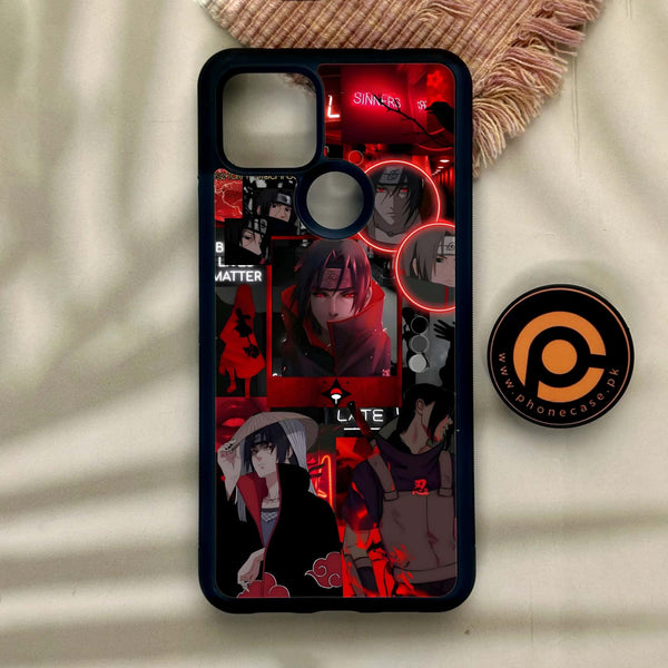 Google Pixel 4a 5G - Itachi Aesthetic - Premium Metal Printed Soft Bumper Shock Proof Case