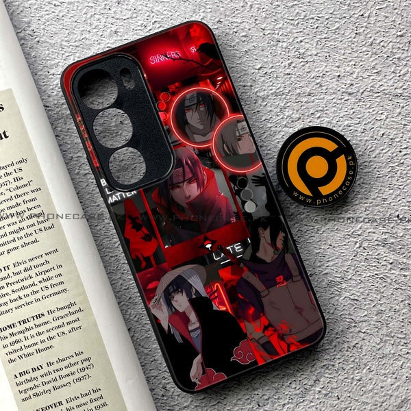 Vivo Y19s Pro - Itachi Aesthetic - Premium Metal Printed soft Bumper shock Proof Case
