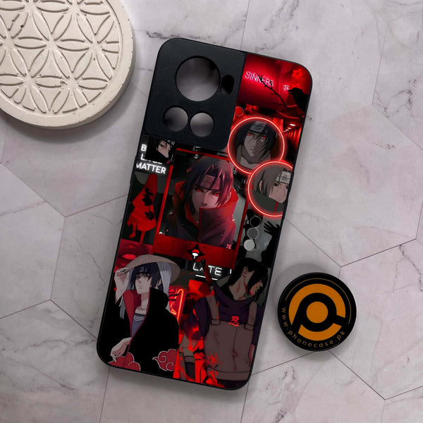 OnePlus 10R -  Itachi Aesthetic  - Premium Metal Printed soft Bumper shock Proof Case