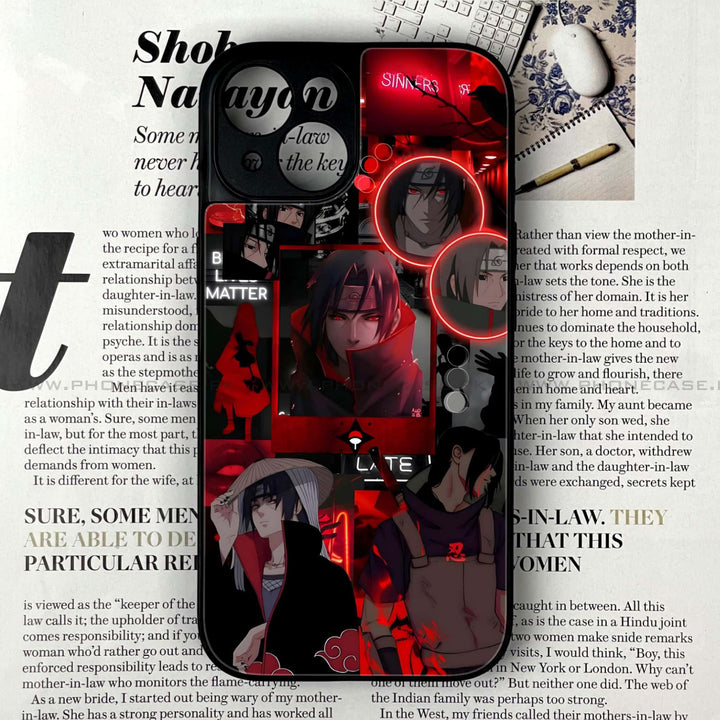iPhone 15 - Itachi Aesthetic - Premium Metal Printed soft Bumper shock Proof Case