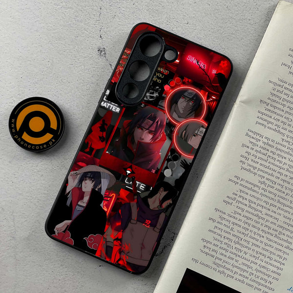 Vivo Y04 - Itachi Aesthetic - Premium Metal Printed soft Bumper shock Proof Case