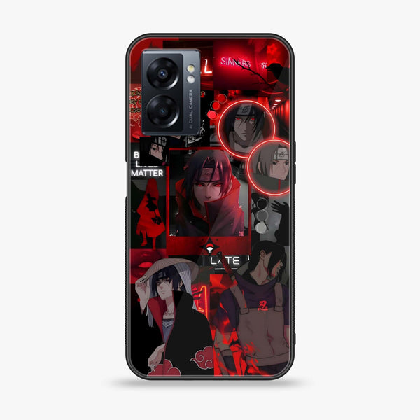 Oppo A77 4G - Itachi Aesthetic -  Premium Printed Metal soft Bumper shock Proof Case