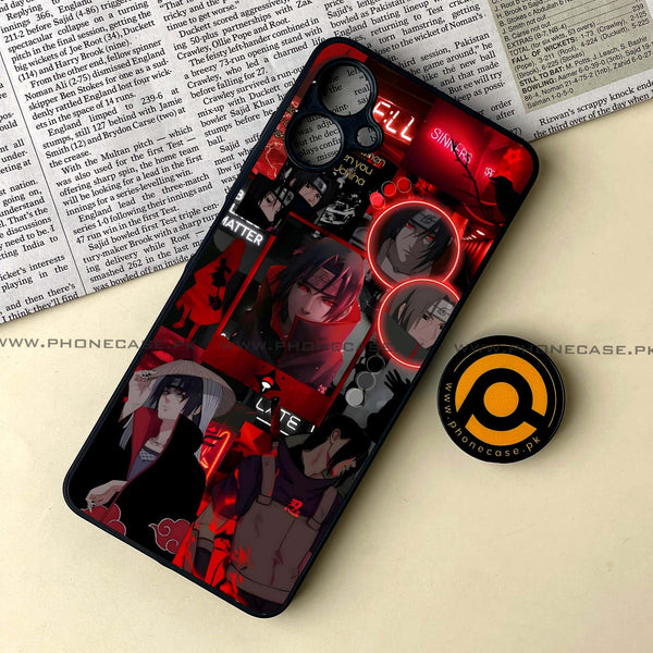 Samsung Galaxy A06 - Itachi Aesthetic - Premium Metal Printed soft Bumper shock Proof Case