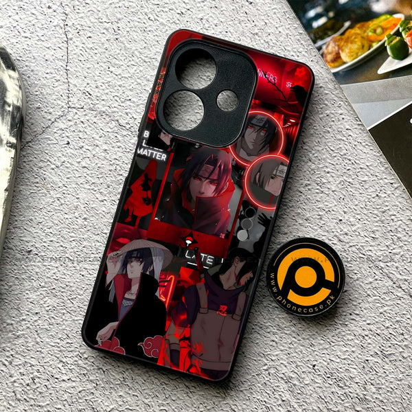 Oppo A3 2024 -     Itachi Aesthetic - Premium Printed Metal soft Bumper shock Proof Case