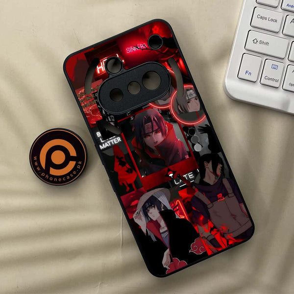 Nothing Phone 3a - Itachi Aesthetic - Premium Metal Printed soft Bumper shock Proof Case