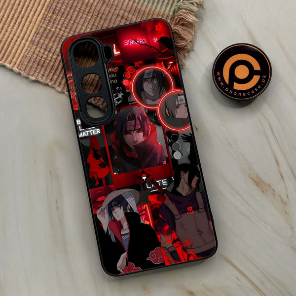 Vivo Y400 - Itachi Aesthetic - Premium Metal Printed soft Bumper shock Proof Case