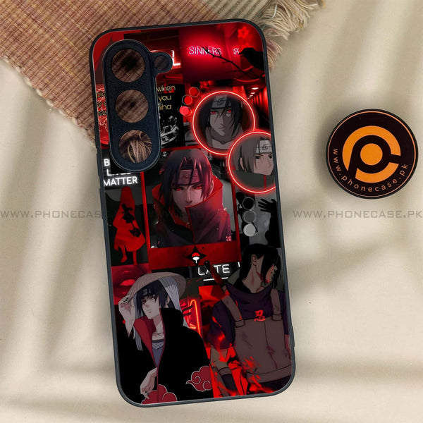 Tecno Spark 40 Pro - Itachi Aesthetic - Premium Metal Printed soft Bumper shock Proof Case
