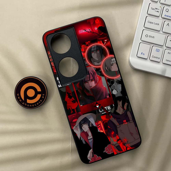 Honor x7b - Itachi Aesthetic - Premium Metal Printed soft Bumper shock Proof Case