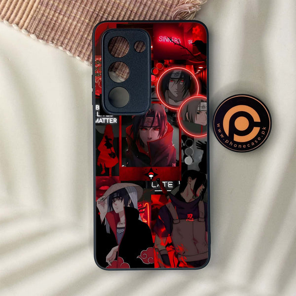 Oppo A5 2025 - Itachi Aesthetic - Premium Metal Printed soft Bumper shock Proof Case