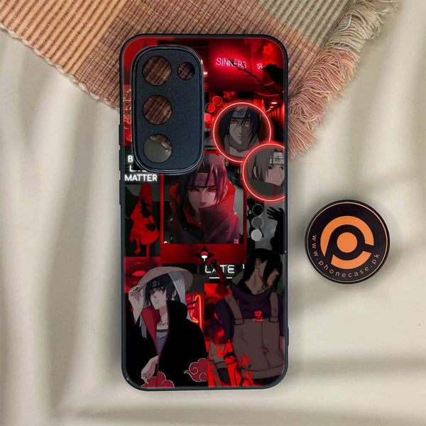 Tecno Spark 40 Pro Plus - Itachi Aesthetic - Premium Metal Printed soft Bumper shock Proof Case