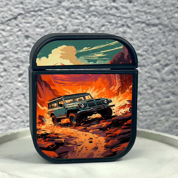 Apple Airpods 1/2 Case - Jeep Offroad - Front Back Premium Print