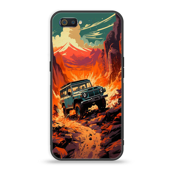 Oppo Realme C2 - Jeep Offroad - Premium Printed Glass Case