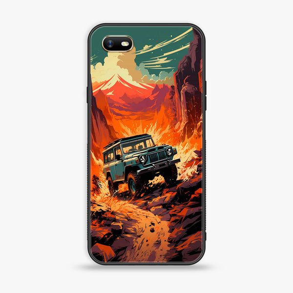 Oppo A1k - Jeep Offroad- Premium Printed Glass Case