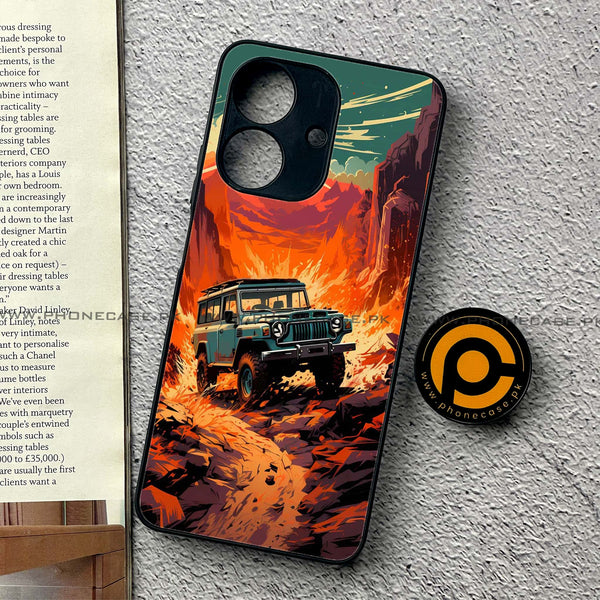 Realme Note 60 - Jeep Offroad - Premium Printed Metal Soft Case