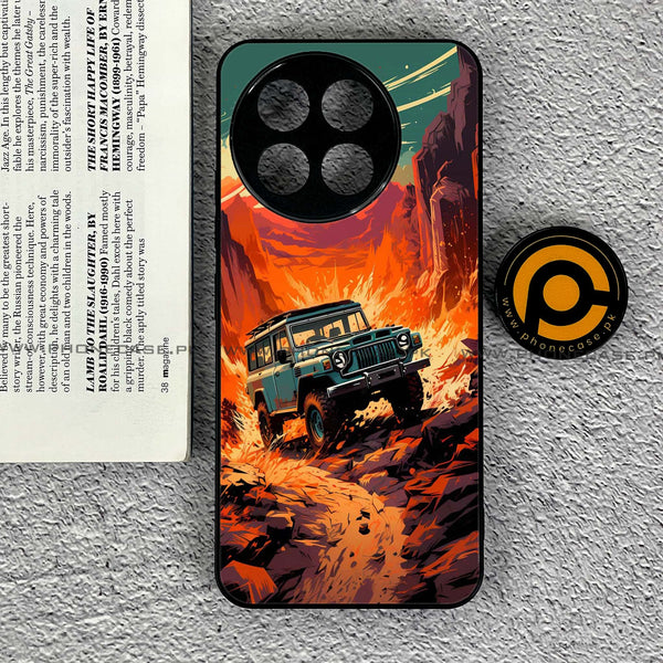 Tecno Spark 30 Pro - Jeep Offroad - Premium Printed Metal soft Bumper shock Proof Case