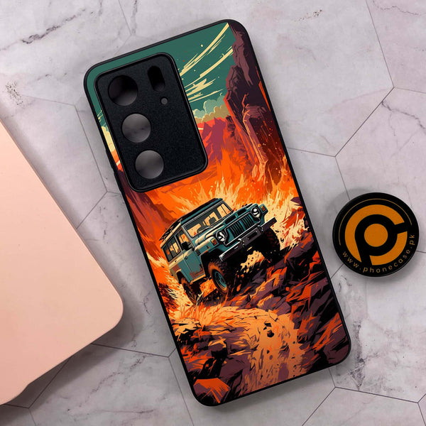 Realme C75x 4G - Jeep Offroad - Premium Metal Printed soft Bumper shock Proof Case