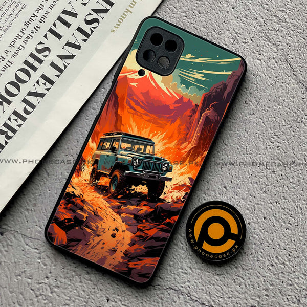 Galaxy A12 4G / A12 nacho - Jeep Offroad - Premium Printed Glass Case CS-27109